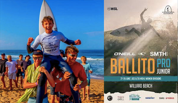 WILLIAM NEIL WINS THE BALITO PRO JUNIOR